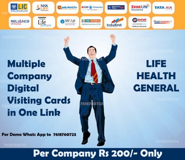 Show your business online-Create your Digital Visiting card TODAY at Rs 200/-